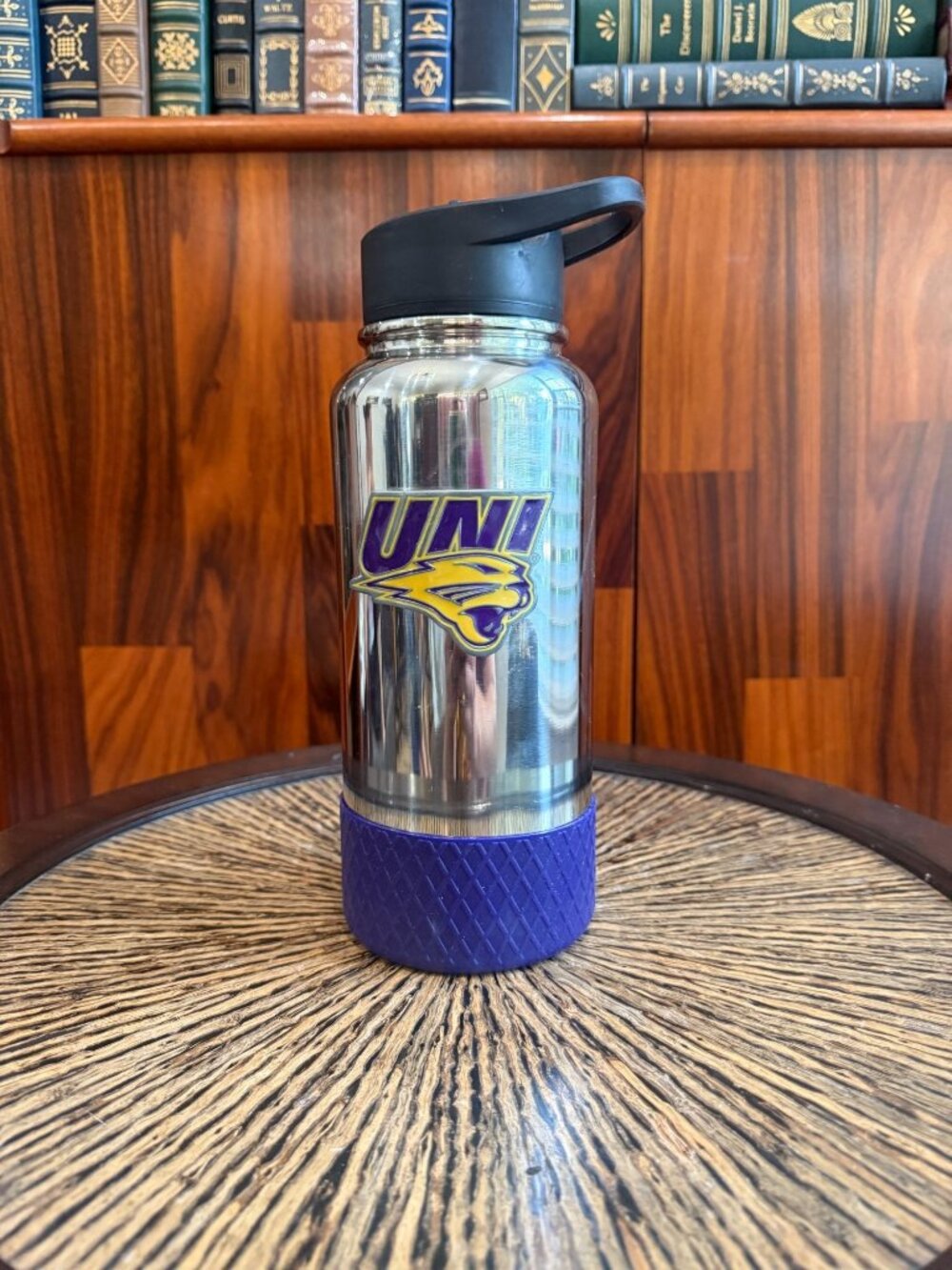 NWT Northern Iowa Panthers Stainless Steel Water Bottle MSRP $34.99
